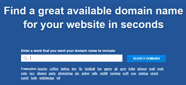 How to Find New and Expired Domains: 15 Best Tools to Generate Domain & Business Names 3 Lean Domain Search
