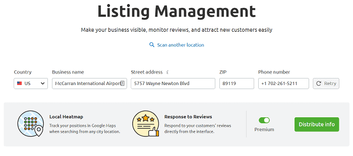 Listing management