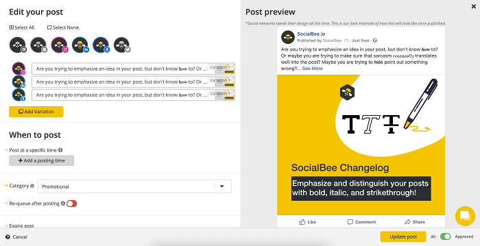 SocialBee Post Editor (2) SocialBee Post Editor (2)