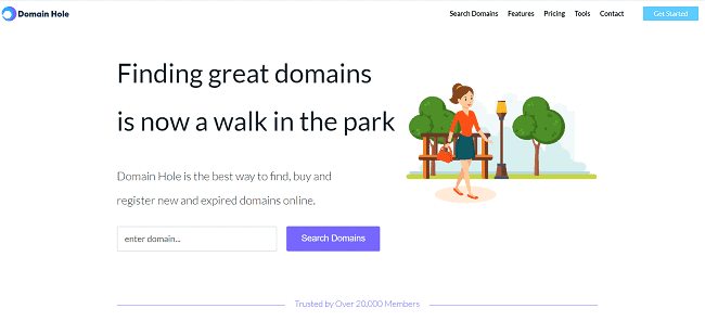 How to Find New and Expired Domains: 15 Best Tools to Generate Domain & Business Names 8 Domain-Hole