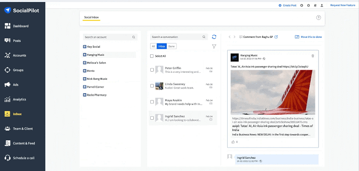 SocialPilot-inbox