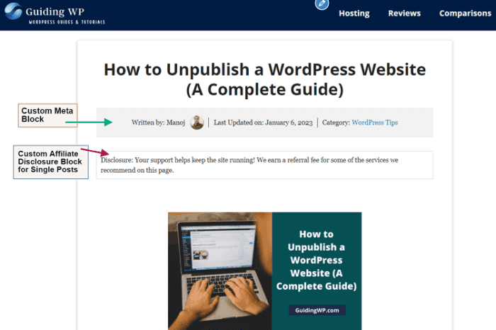GeneratePress elements