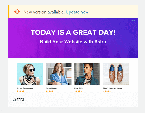 how to update wordpress theme