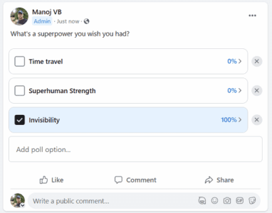 How to Create a Poll on Facebook (Profile, Pages, and Groups) 10 Facebook group poll 1