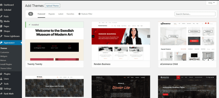 Change WordPress Theme Change WordPress Theme
