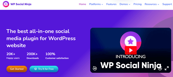 wp social ninja