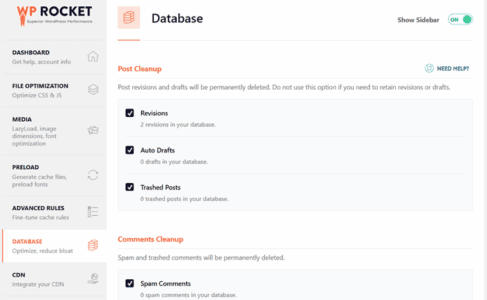 wp rocket database optimization wp rocket database optimization