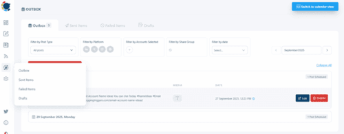 Circleboom manage posts