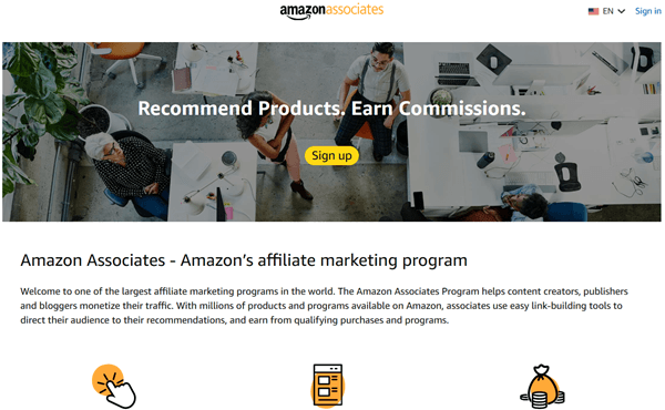 amazon affiliates