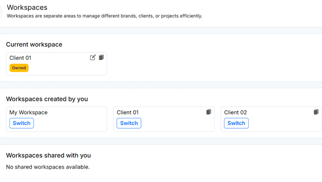 workspaces workspaces