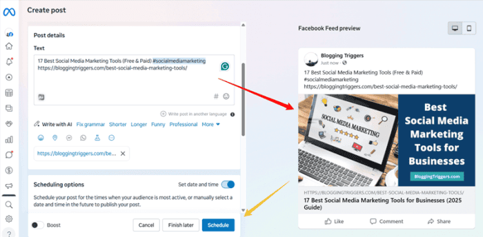 Free Facebook scheduling Free Facebook scheduling
